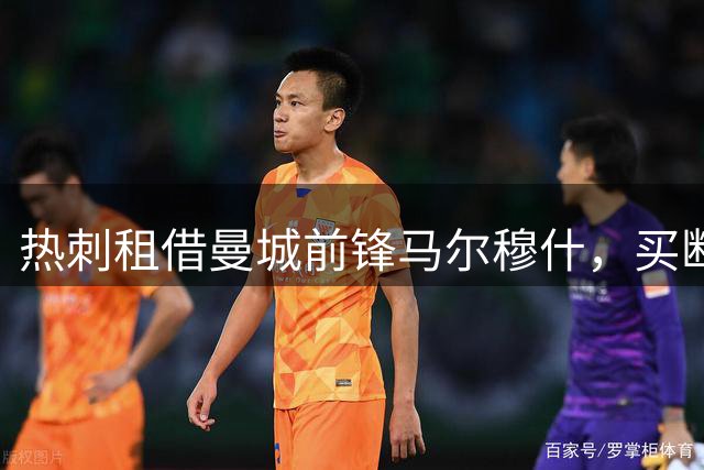 热刺租借曼城前锋马尔穆什，买断费高达5000万英镑
